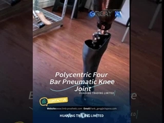 Articolo policentrico protesi del ginocchio controllo d' oscillazione pneumatico connessione piramidale 220Lbs