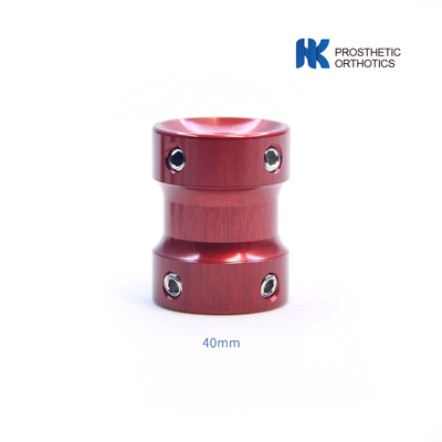 Aluminico protesi pediatrica doppia testa ricevitore lunghezza 40 mm