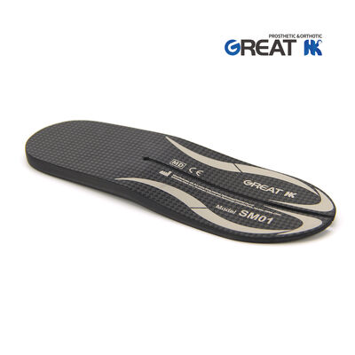 Piastra per protesi in fibra di carbonio leggera e ad alte prestazioni